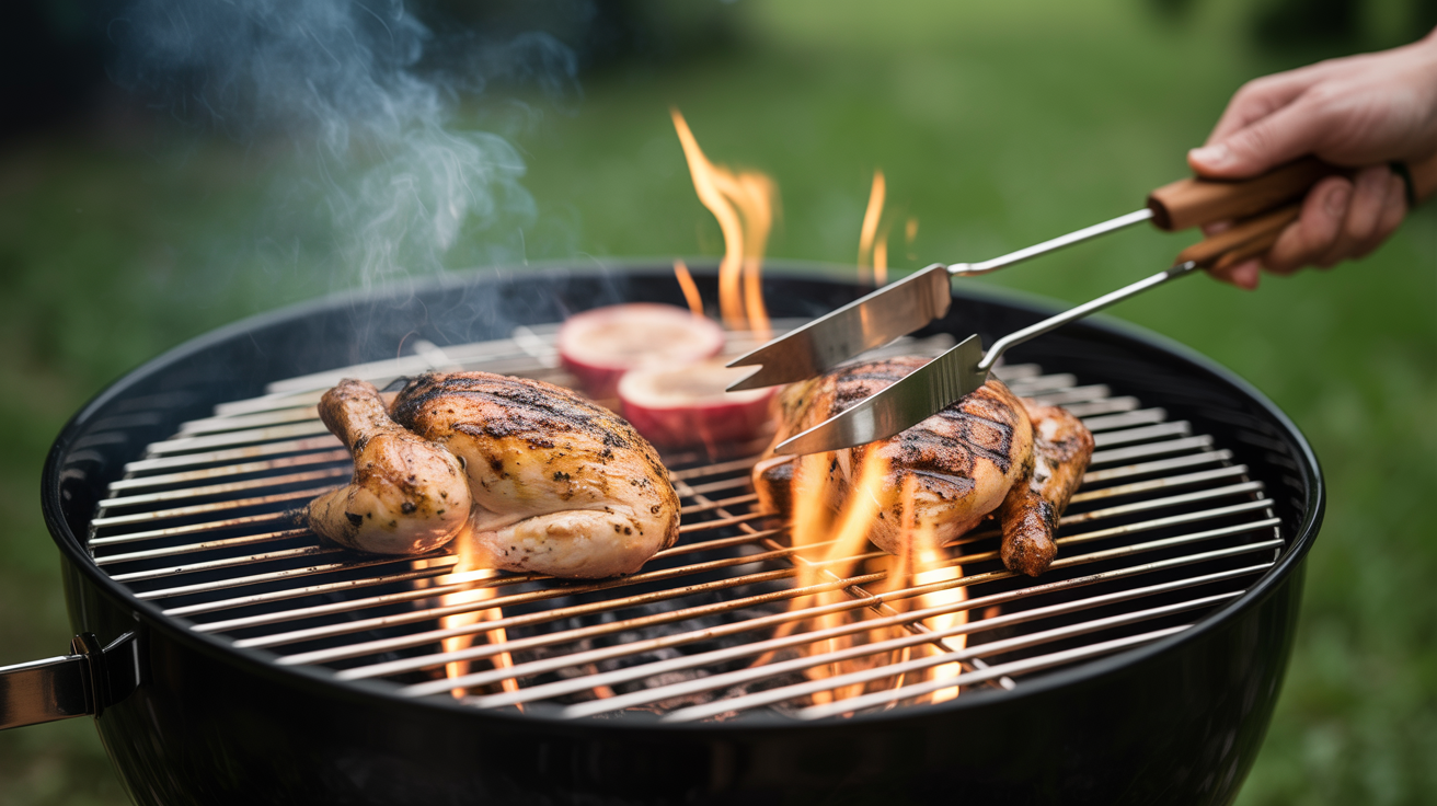 Set up a two-zone fire